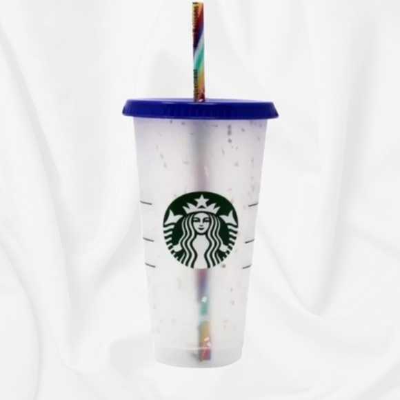 STARBUCKS Reusable Confetti Colour Changing Cup with Multi-Colour Straw - Picture 12 of 12